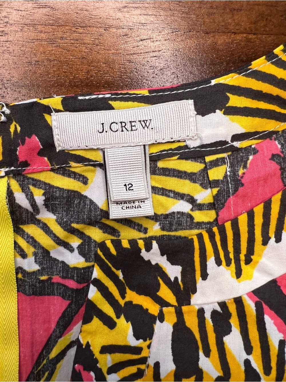 J. Crew Women’s Dress Size 12 Tunic Shift  3/4 Sleeve VNeck - Picture 3 of 8